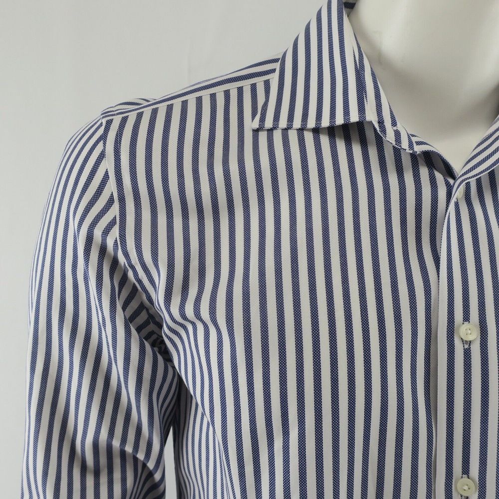 SuitSupply Egyptian Cotton Button Up Dress‎ Shirt Mens 41-7 / 16L - Picture 2 of 8